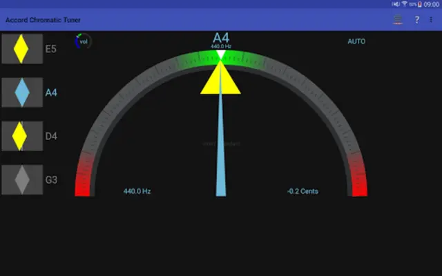 Accord Chromatic Tuner android App screenshot 3