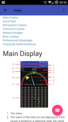 Accord Chromatic Tuner android App screenshot 5