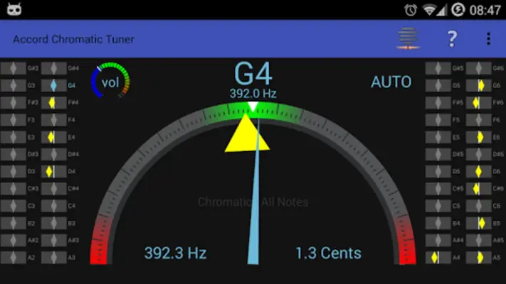 Accord Chromatic Tuner android App screenshot 7